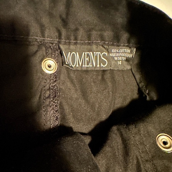 Moments Black Skirt With Utility Pockets - Picture 8 of 8